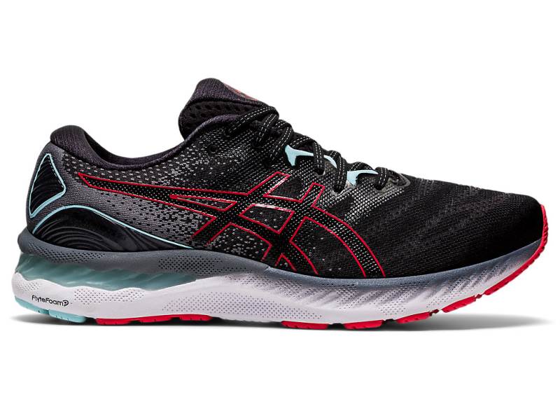 Sapatilhas Running Asics GEL-NIMBUS 23 Wide Homem Pretas, 8795A193.365